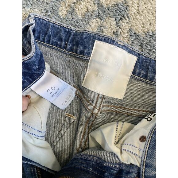 MOTHER Superior Jeans Womens Sz 26 Rider Ankle Far Beyond The Sky Casual Pants - Picture 7 of 12
